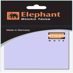 Elephant Sticky Notes Violet 3x3